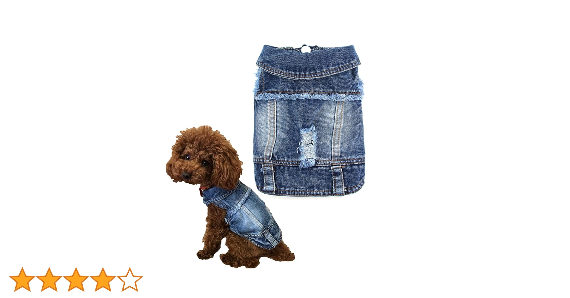 デニムリメイク犬用ワンピース ドッグウェア デニムリメイク犬服ワンピース ハンドメイド